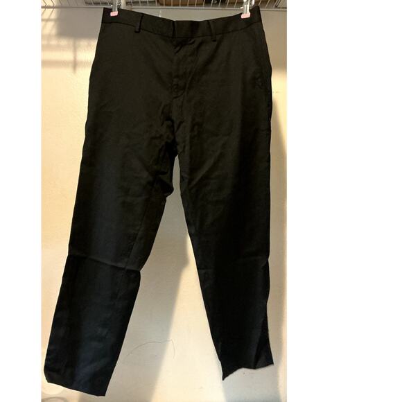 Women's Straight Leg Boss by Hugo Boss Dress Pants US 32R Black - Picture 1 of 5